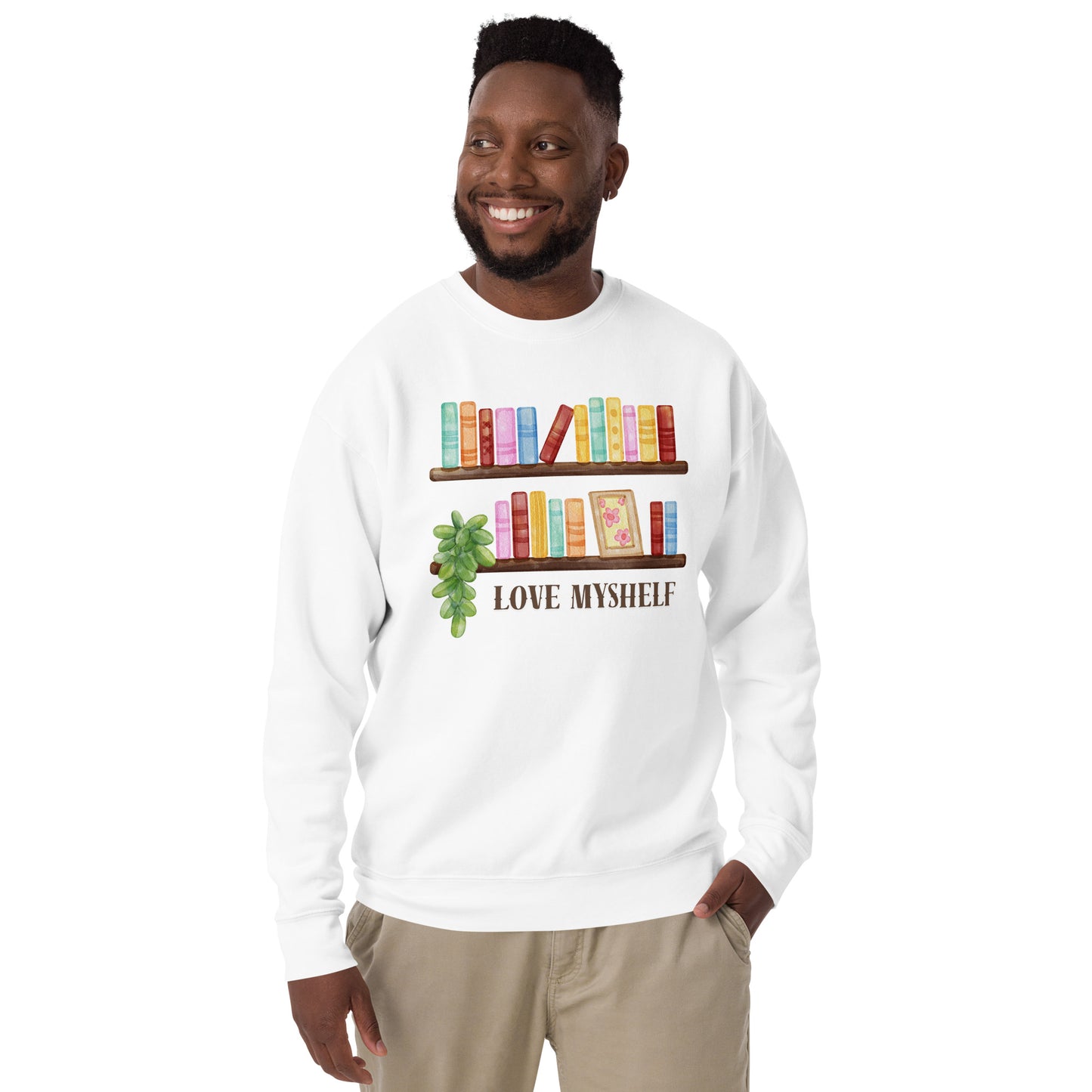 Love MyShelf Unisex-Premium-Pullover für Buchliebhaber