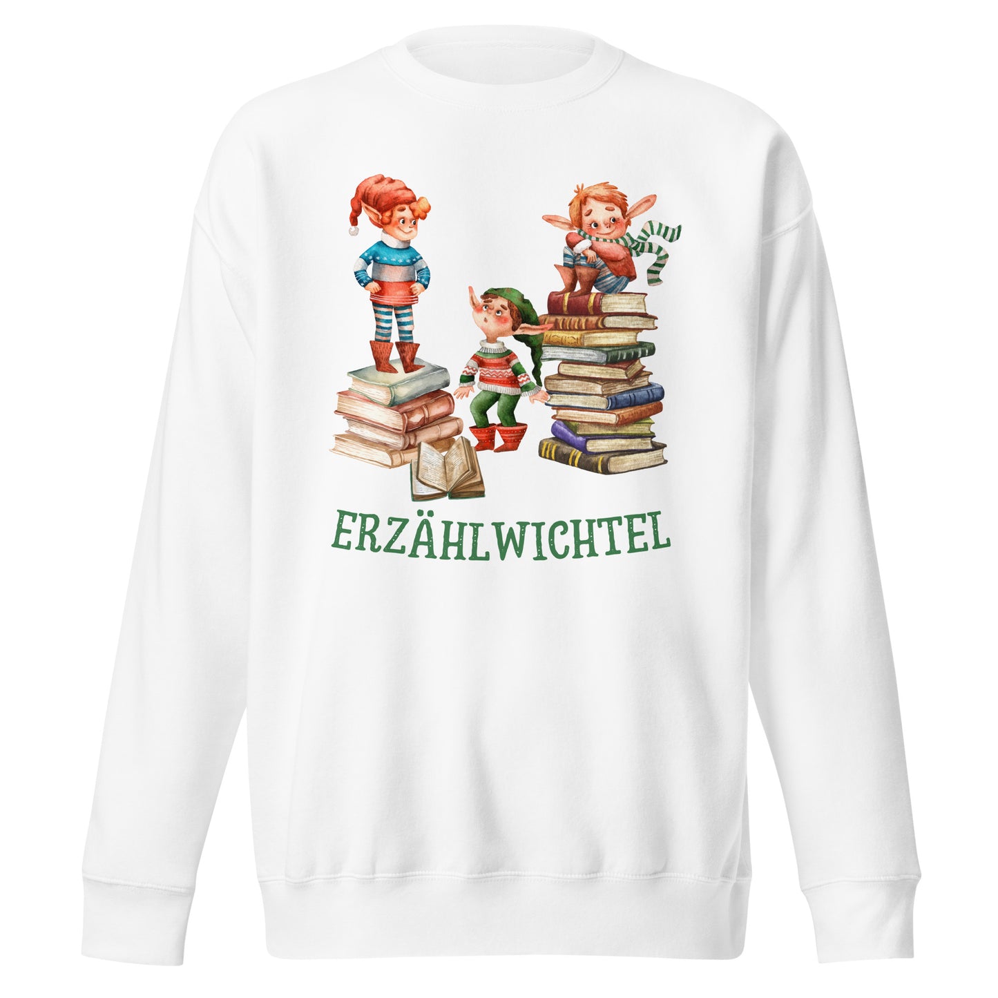 Erzählwichtel Unisex-Premium-Pullover für junggebliebene Geschichtenerzähler