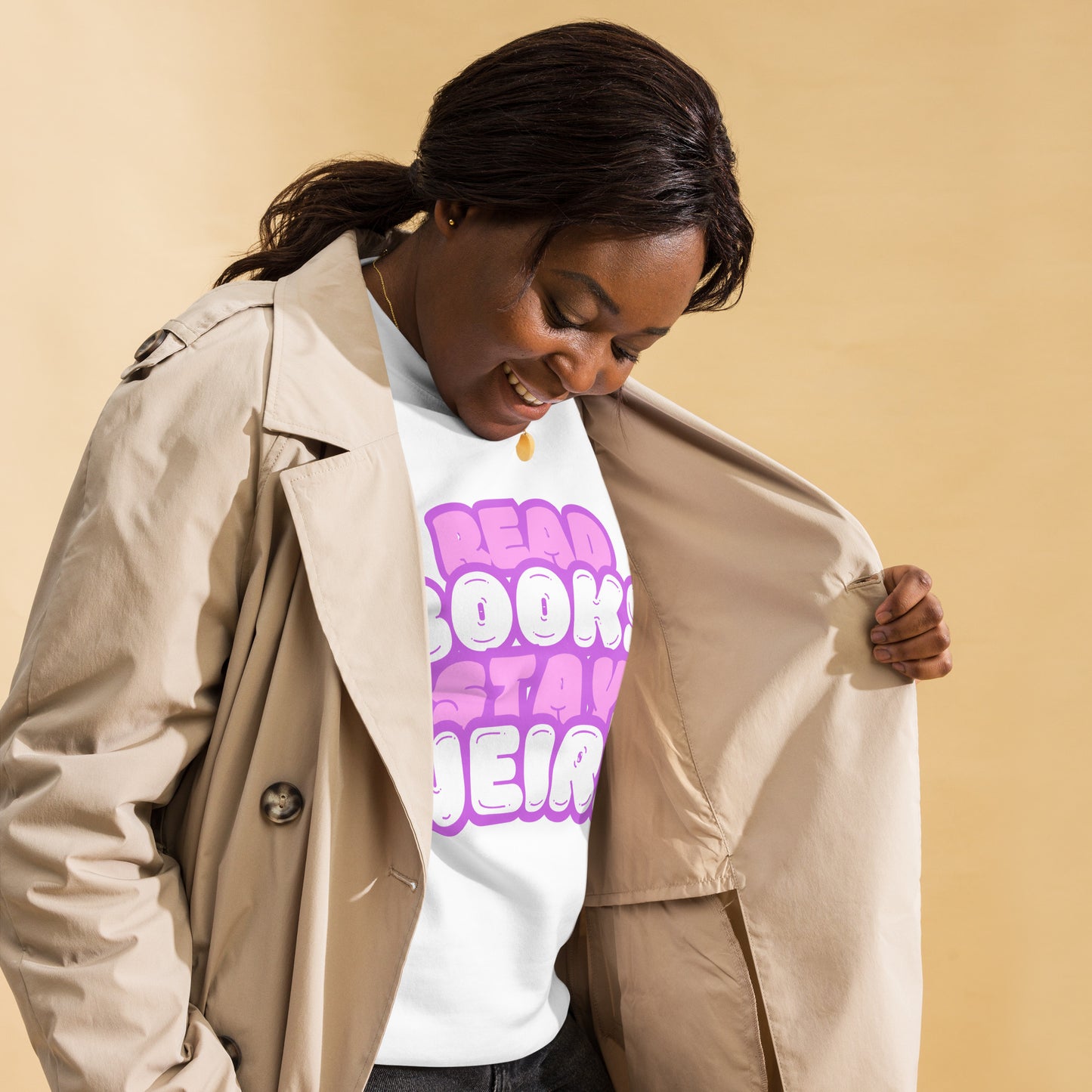 Read Books Stay Weird Unisex-Premium-Pullover