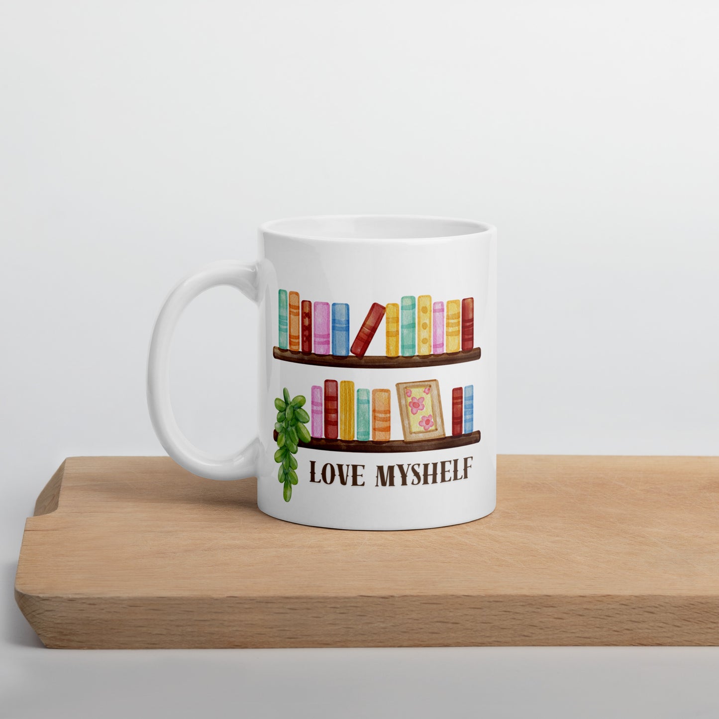 Love MyShelf Kaffeetasse für Buchliebhaberinnen