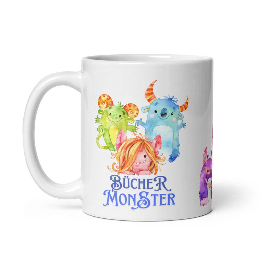 Bücher Monster Teetasse für junge und erfahrene Leser