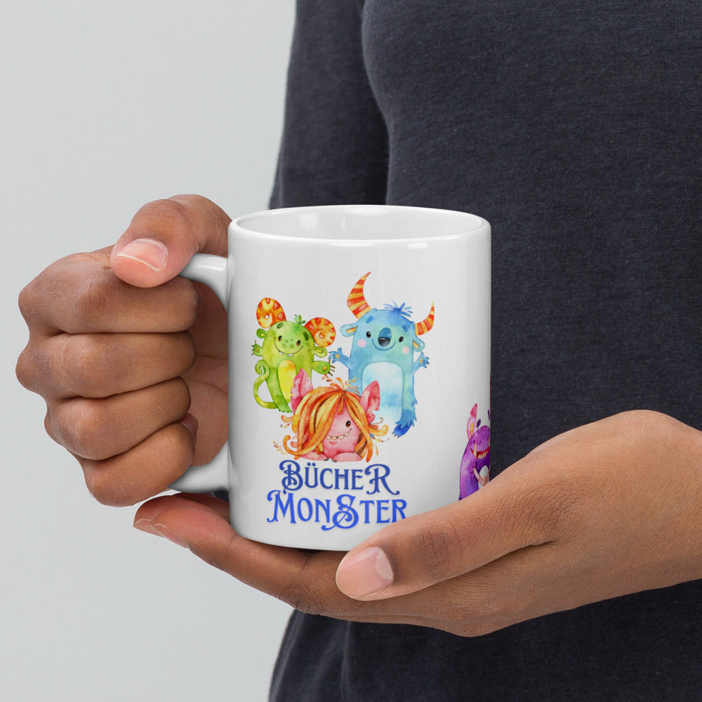 Bücher Monster Teetasse für junge und erfahrene Leser