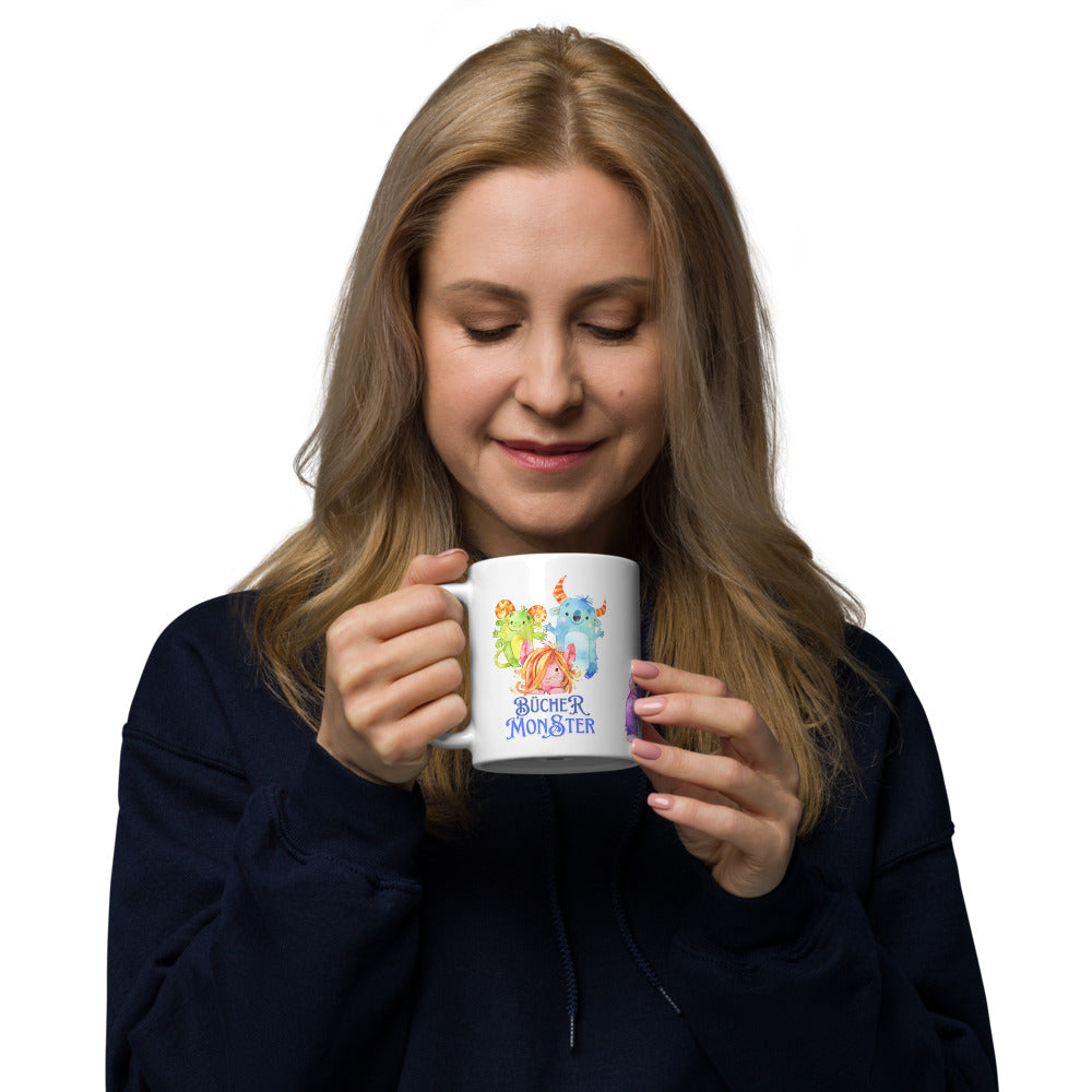 Bücher Monster Teetasse für junge und erfahrene Leser