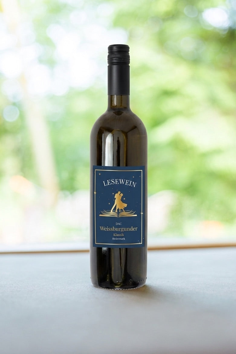 Weißer Lesewein: Der Geschmack von Geschichten in Kooperation mit Posch. Wein gut zum Lesen