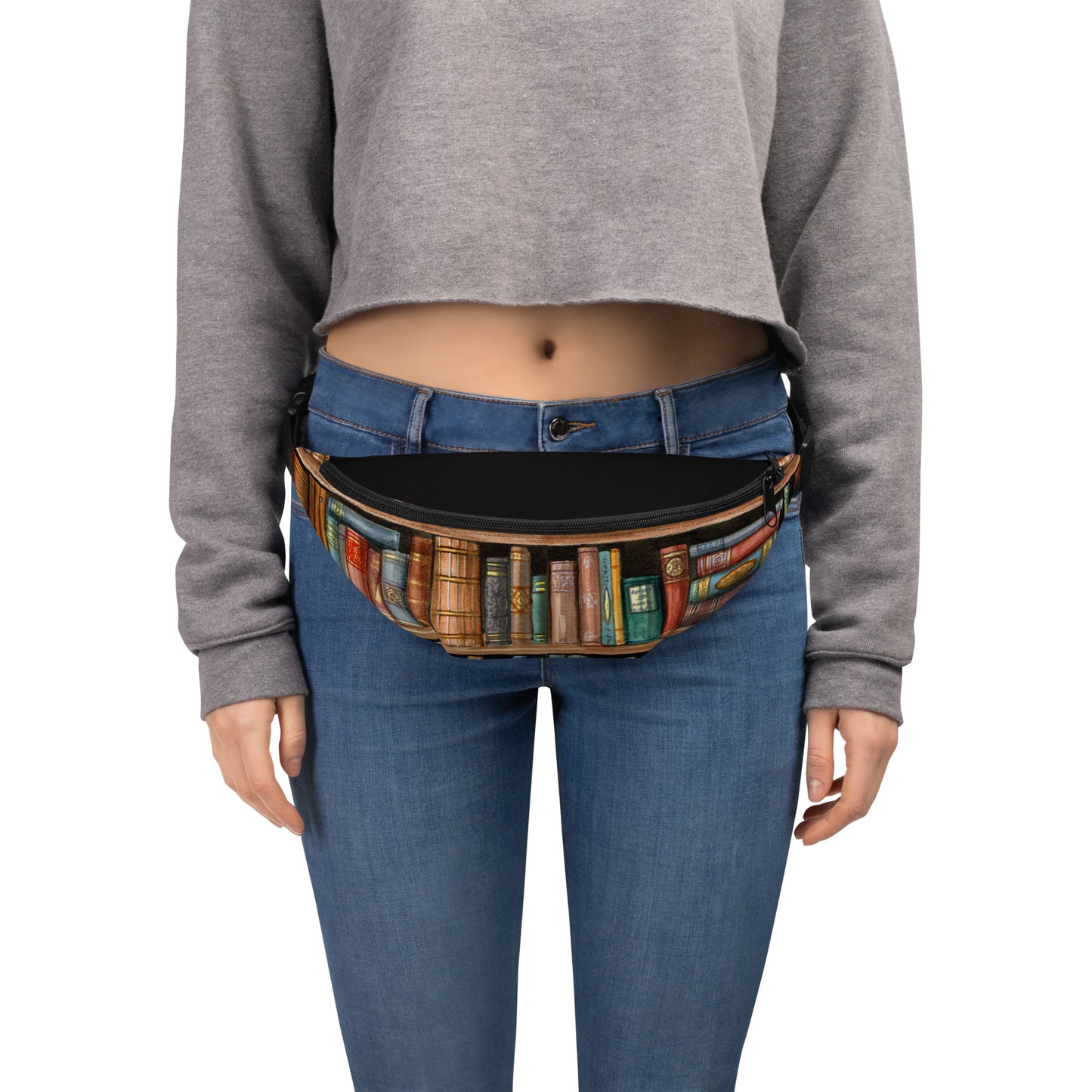 Bücherregal Bauchtasche für Bibliophile Fanny Bag