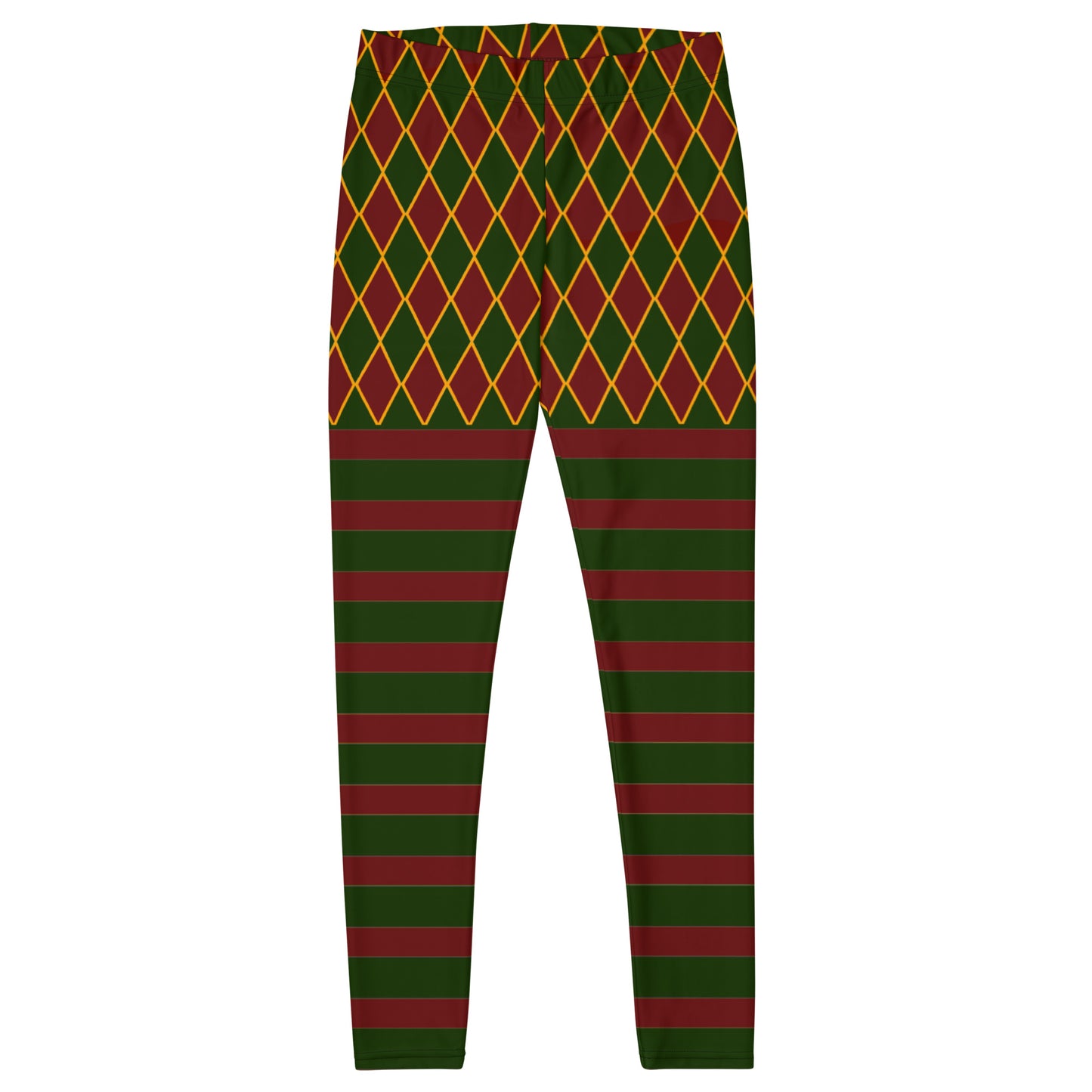 Royal Harlekin Leggings Grün Rot