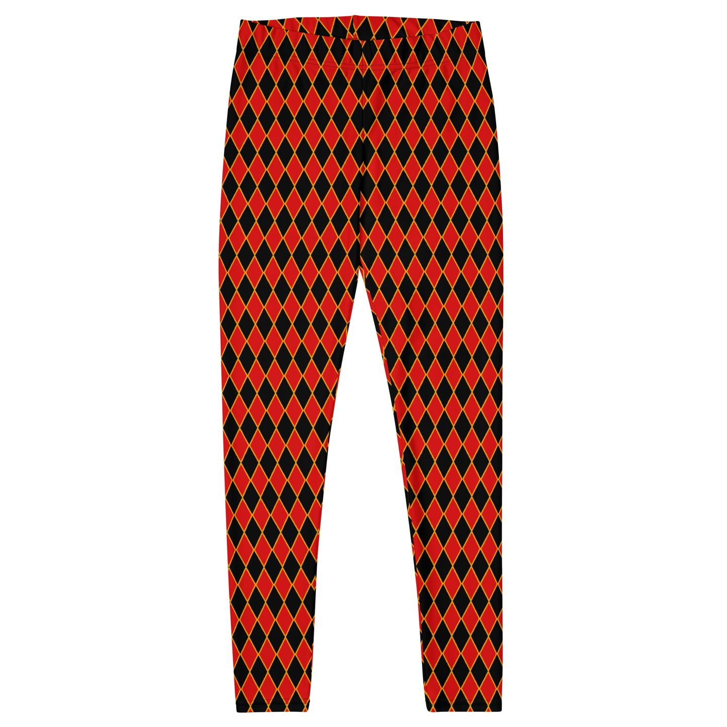 Dark Circus Leggings Rot Schwarz