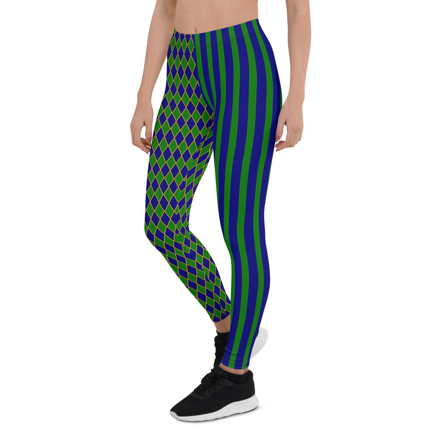 Royal Harlekin Leggings Blau Grün