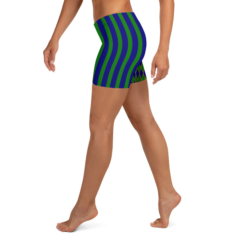 Royal Harlekin Shorts Blau