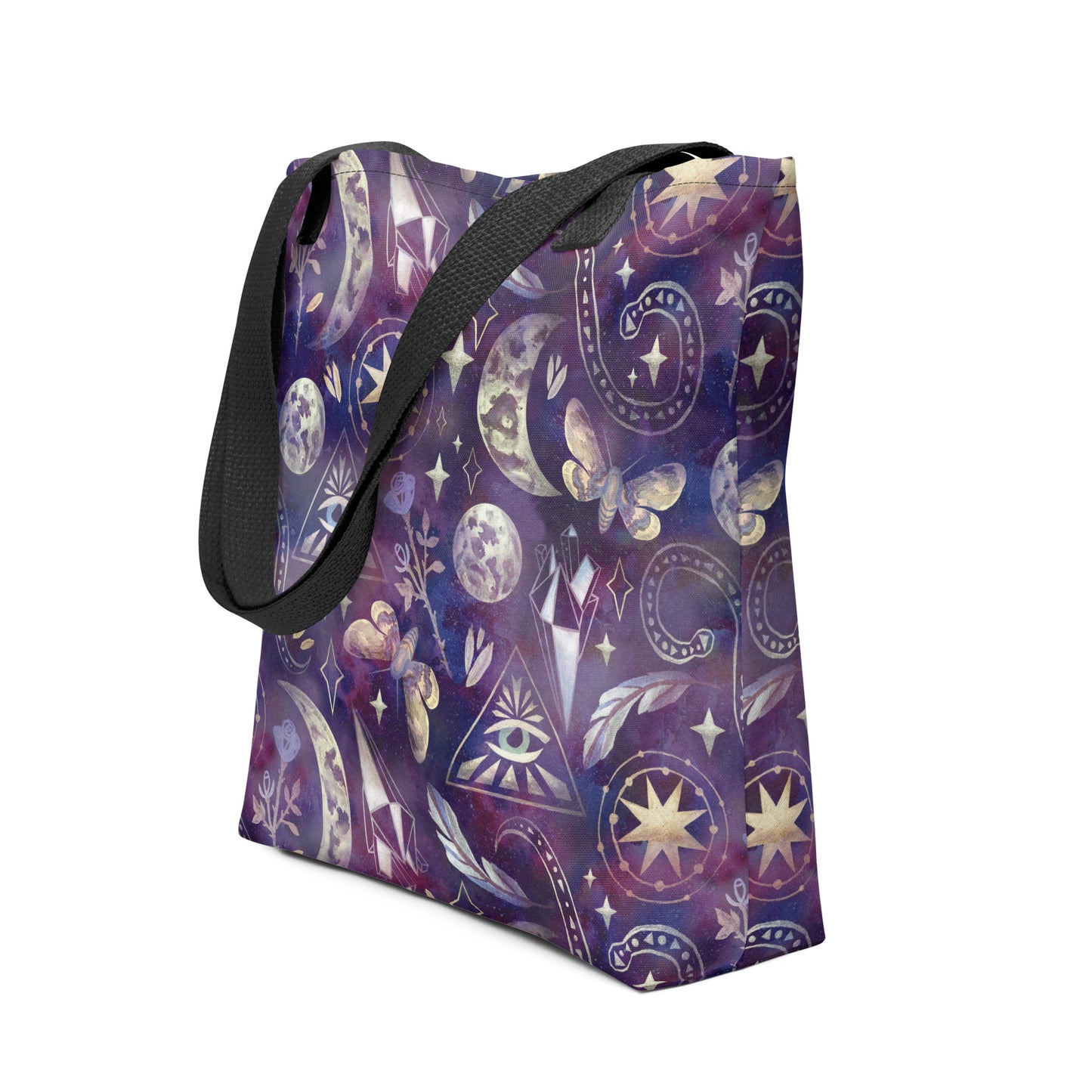 Mystische Büchertasche in Lila