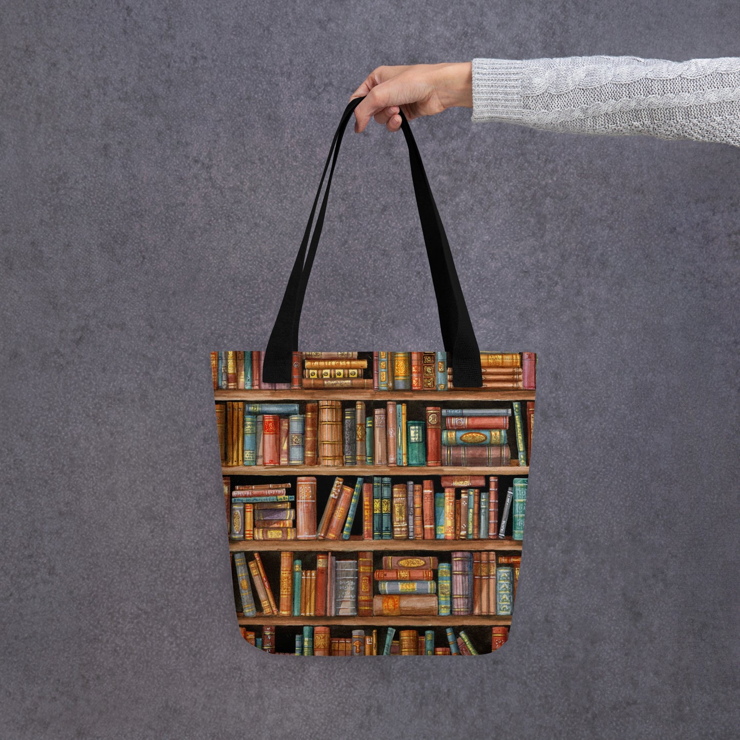 Stabile Tasche Bücherregal mit breiten Trägern