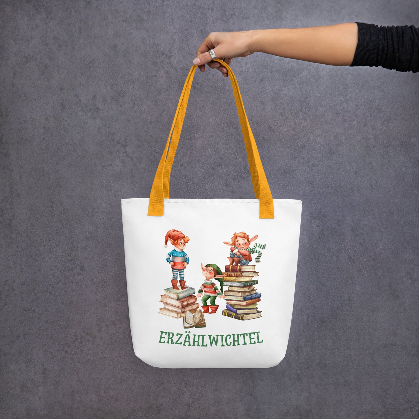 Erzählwichtel Stoffbeutel Büchertasche für Jungautorinnen