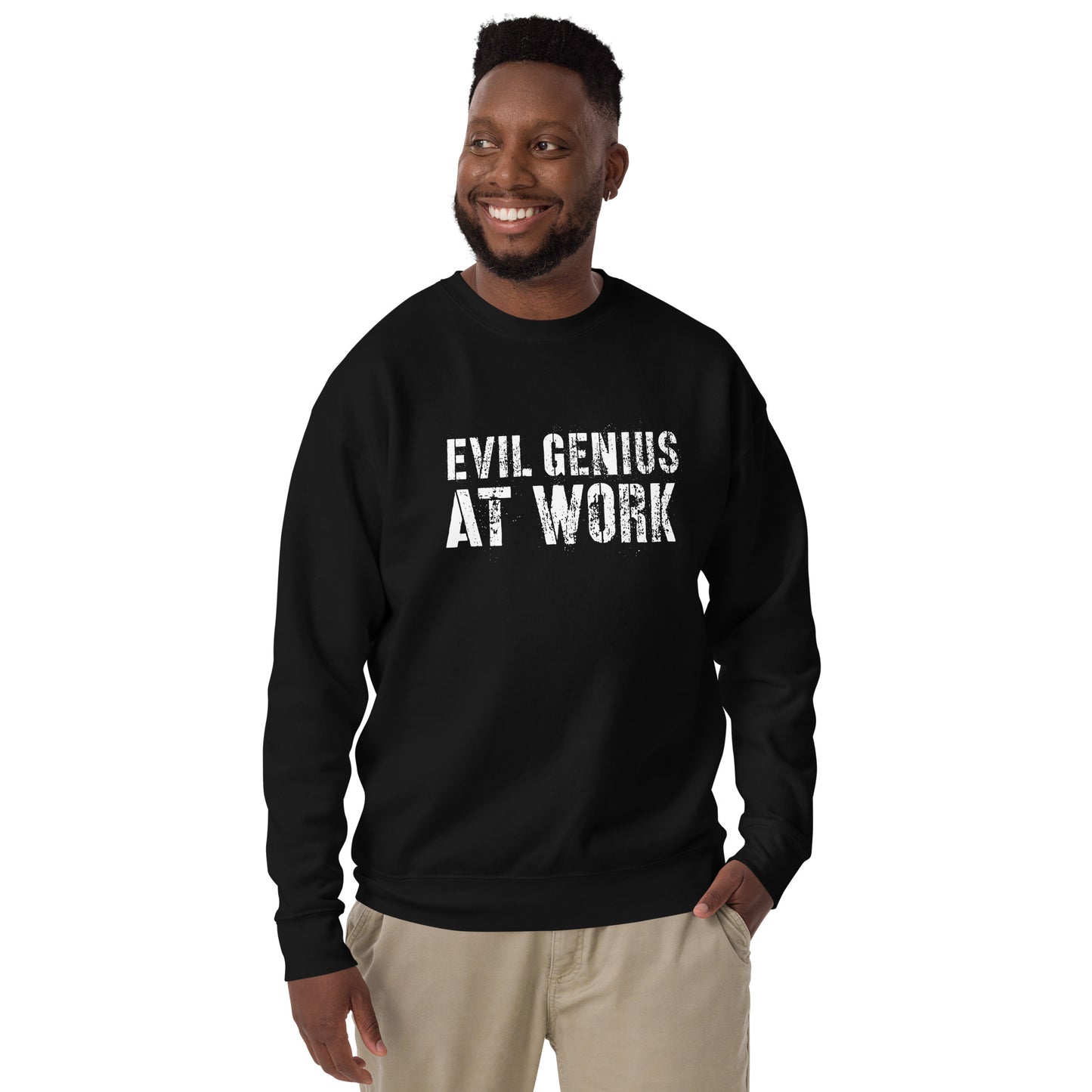Evil Genius At Work Unisex-Premium-Pullover