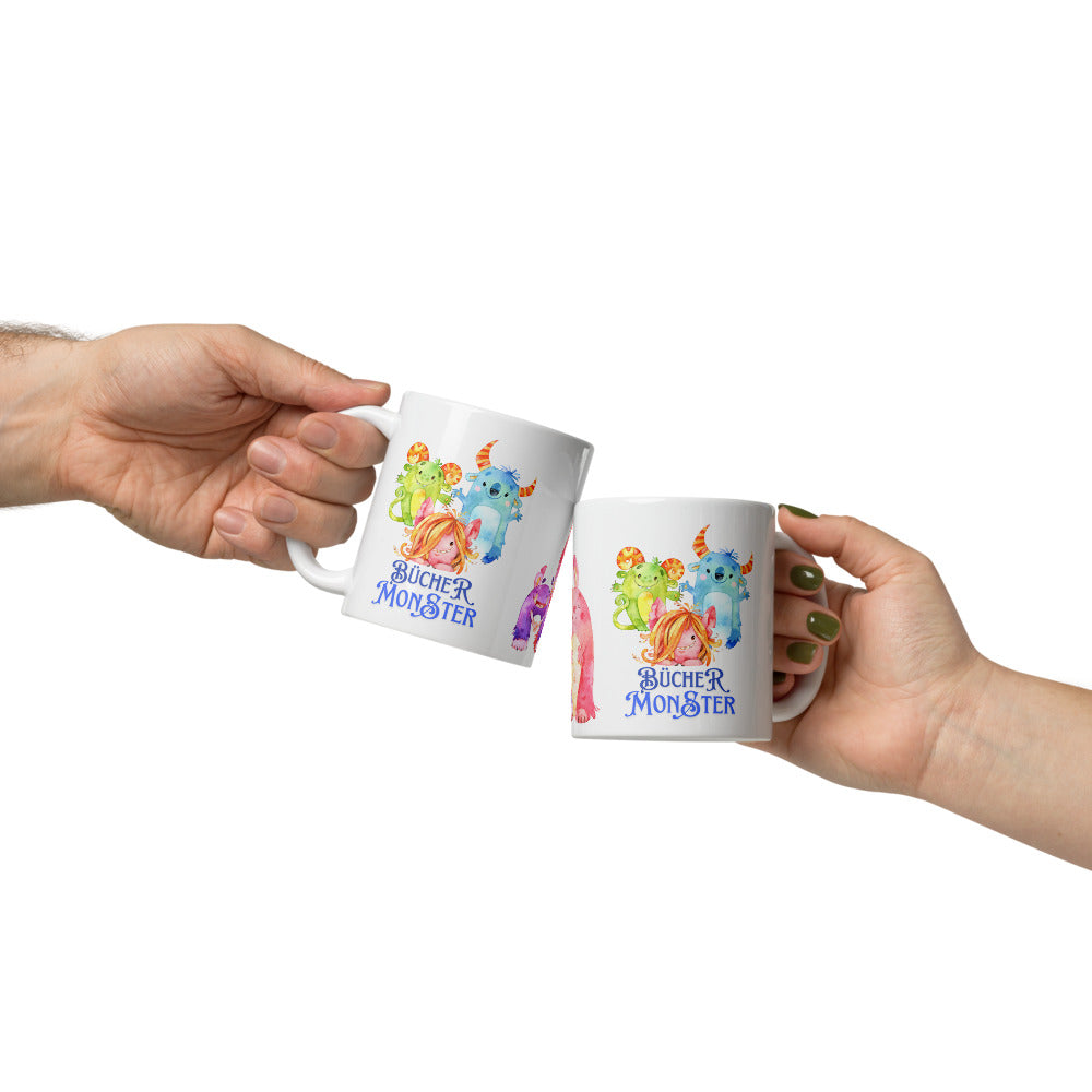 Bücher Monster Teetasse für junge und erfahrene Leser