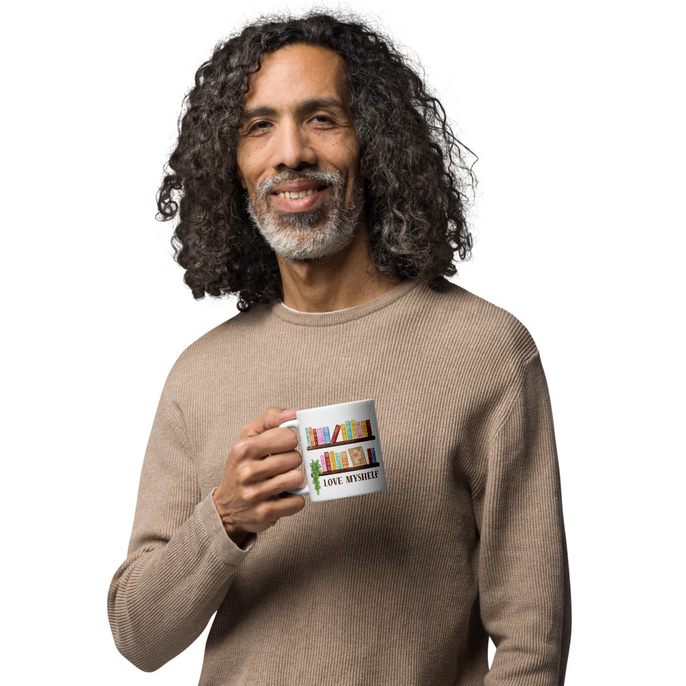Love MyShelf Kaffeetasse für Buchliebhaberinnen