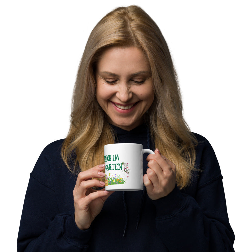 Triff mich im Wörtergarten Kaffeetasse für lesende Gärtner
